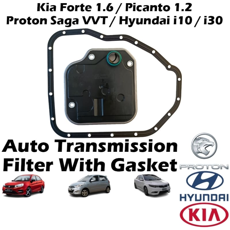 Proton Saga vvt 2019-2022 Kia Forte 1.6 Picanto Hyundai i10 i30 Auto Transmission Filter Gasket Besi