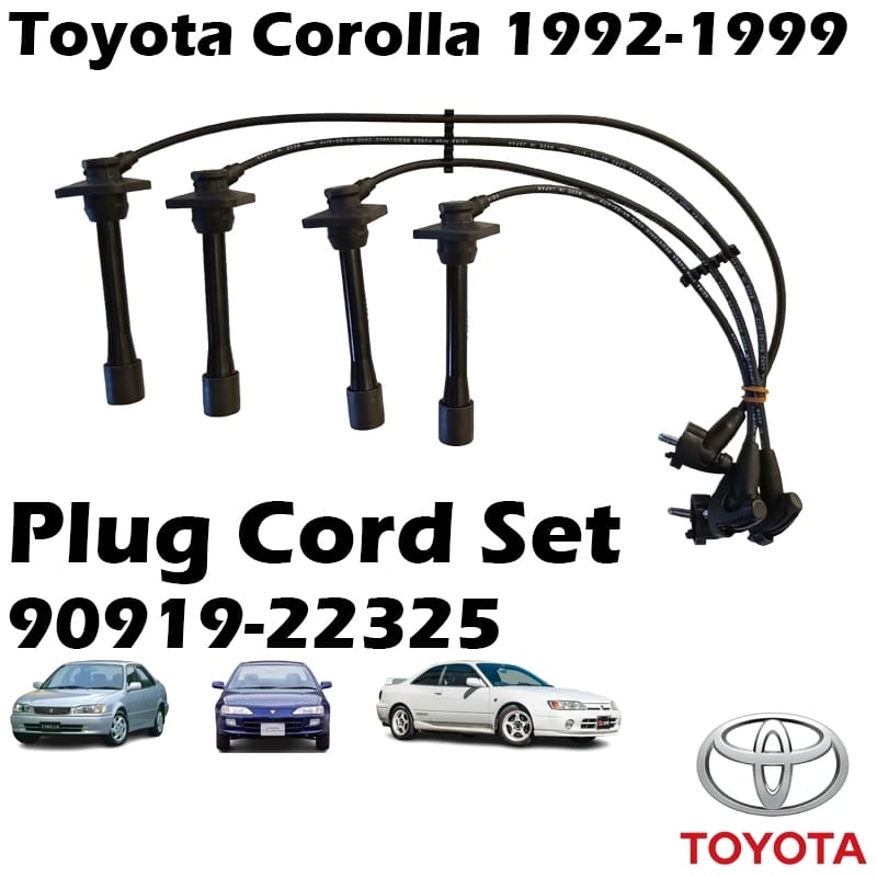 SEIWA Toyota Corolla AE101-1.6cc AE111 Resistance Plug Cord Set 90919-22325 Ignition Cable Spark Plug Wire