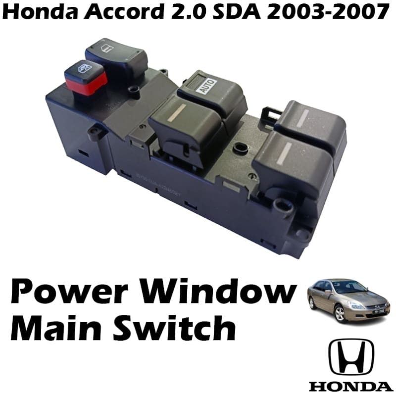 Honda Accord 2.0 SDA 2003-2007 Power Window Main Switch 35750-SDA-A12