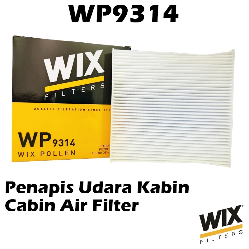 WIX BY MANN And HUMMEL Cabin Air Filter Perodua Myvi Lagi Best Alza Axia Bezza, Honda City SEL, Suzuki Swift, Ertiga