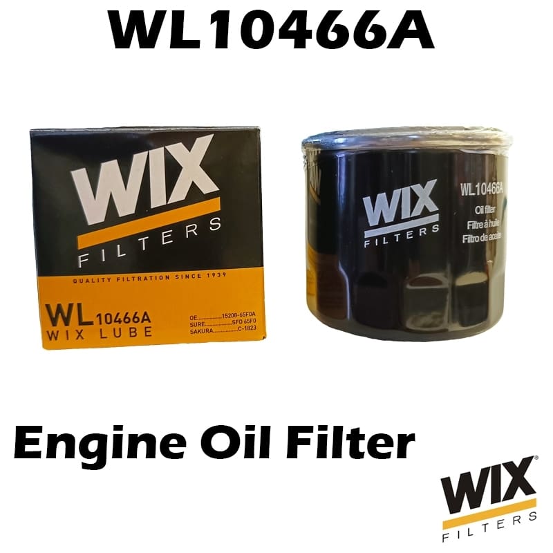 WIX Engine Oil Filter WL10466A For Nissan Livina Almera Hyundai Atos Matrix Citra Kia Forte Subaru XV Forester Mazda 2/3