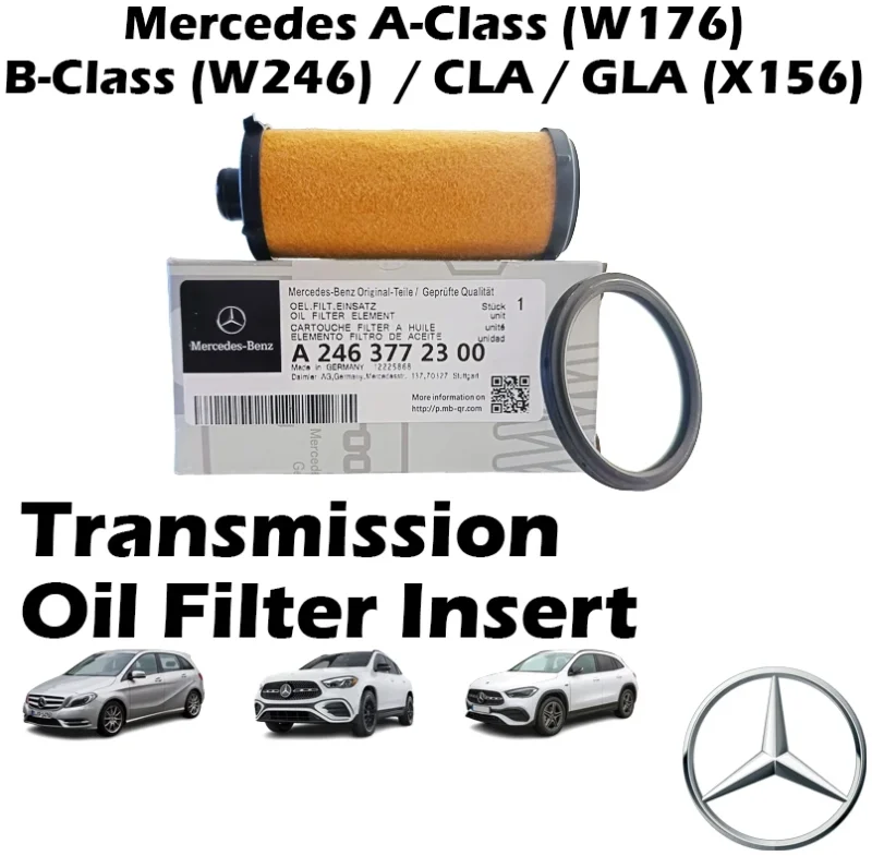 Mercedes-Benz 724.0 Auto Transmission Cooler Oil Filter Insert For W117 W176 W246 (A2463772300)(2463770495)