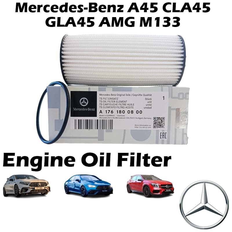 Mercedes-Benz Engine Oil Filter A1761800800 For A45 CLA45 GLA45 AMG M133