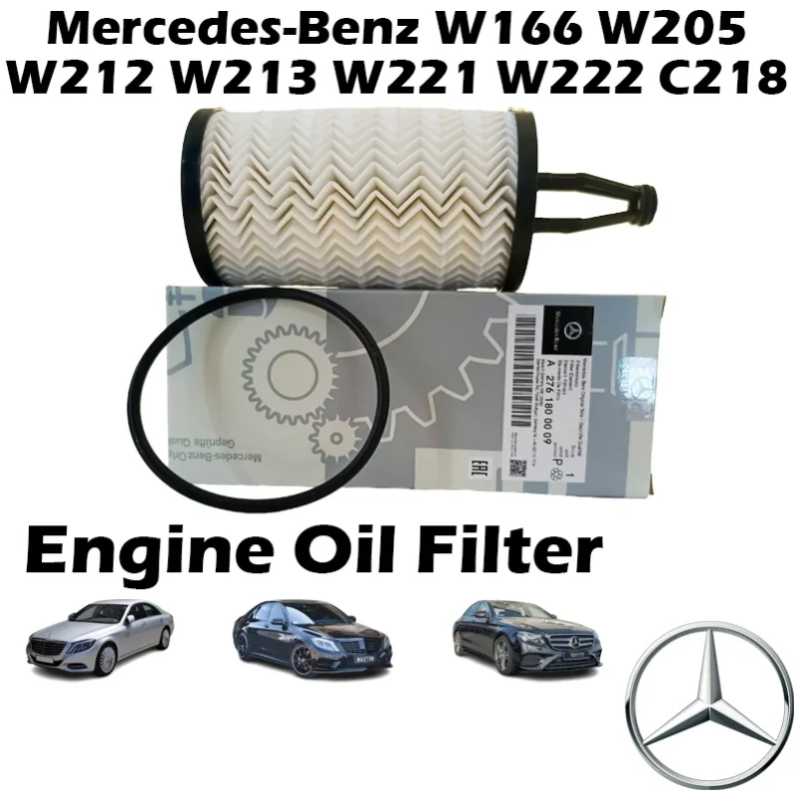 Mercedes-Benz Engine Oil Filter A2761800009 For W166 W205 W212 W213 W221 W222 C218