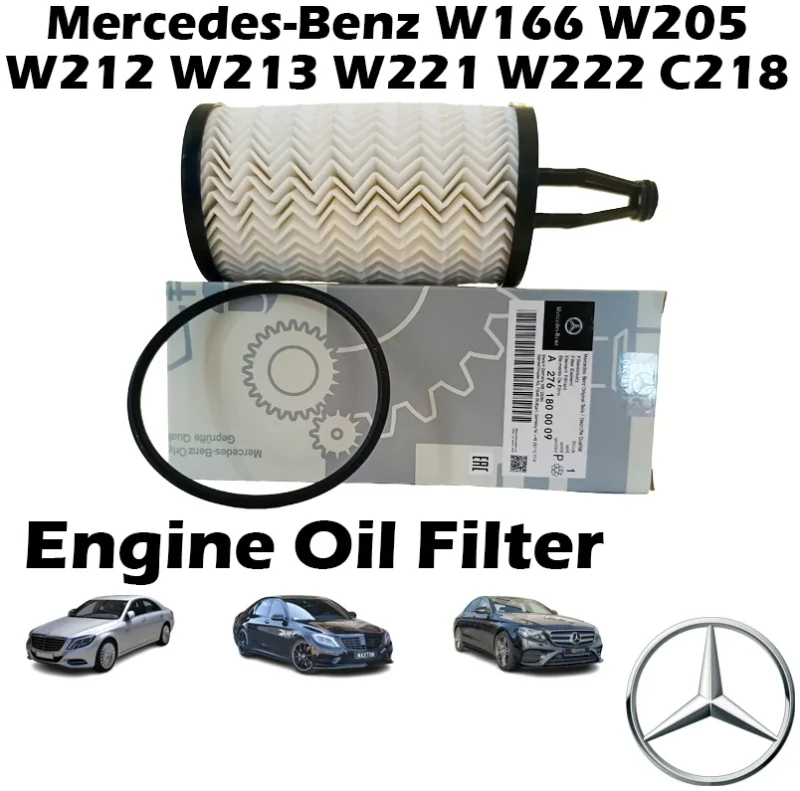 Mercedes-Benz Engine Oil Filter A2761800009 For W166 W205 W212 W213 W221 W222 C218