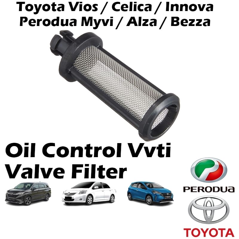 Toyota Vios Avanza Prius Celica Innova ZNE10 ZZE122 Myvi Alza Bezza Oil Control VVTI Valve Filter 15678-21010
