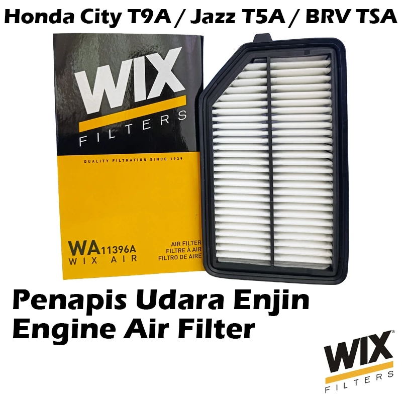 WIX BY MANN And HUMMEL Engine Air Filter Honda City T9A Jazz T5A BRV TSA