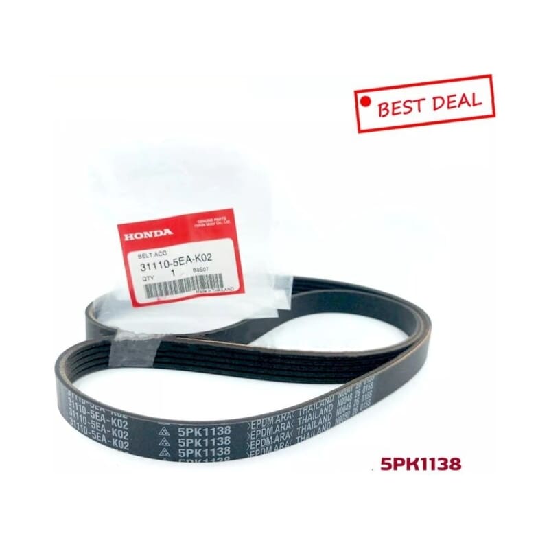 5PK1138 Original Honda City TMO / Jazz GE8 TGO & BRV 2017 > Fan Belt (31110-5EA-K02)