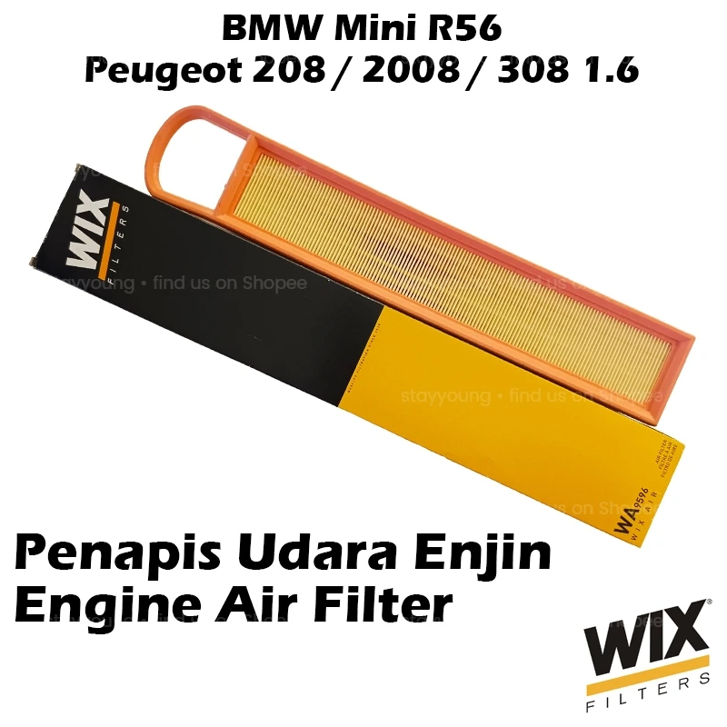WIX BY MANN And HUMMEL Engine Air Filter WA9596 For BMW Mini R56 , Peugeot 208 / 2008 / 308 1.6