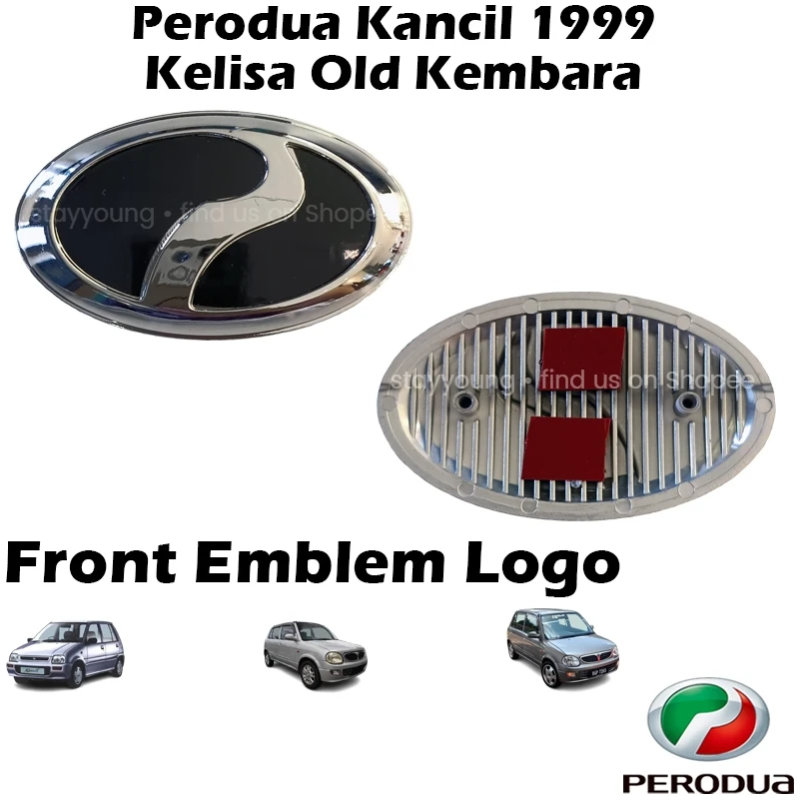 Perodua Kancil 1999 Kelisa Old Kembara Front Depan Grille Emblem Logo