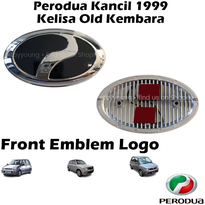 Perodua Kancil 1999 Kelisa Old Kembara Front Depan Grille Emblem Logo
