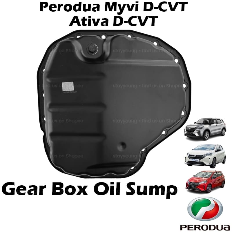 Perodua Myvi 1.3 / 1.5 & Ativa 1.0 Turbo D-CVT Automatic Transmission Oil Pan / Gearbox Oil Sump (35160-BZ020)