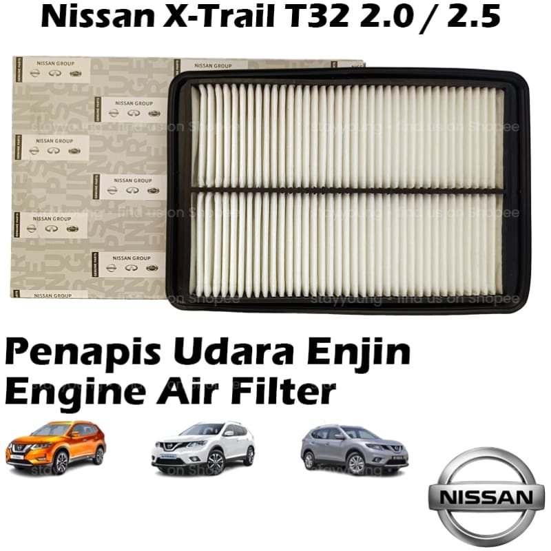 Nissan X-Trail T32 2.0 / 2.5 ( 2015-2019 ) Engine Air Filter 16546-4BA1B Penapis Udara Enjin
