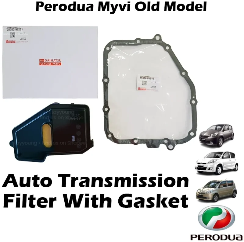 Original Perodua Myvi Old Model Auto Transmission Filter & Gasket Metal Set