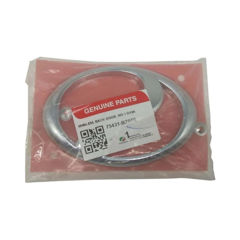 PERODUA GENUINE MYVI LAGI BEST & ALZA REAR GRILLE LOGO WITH 3M TAPE