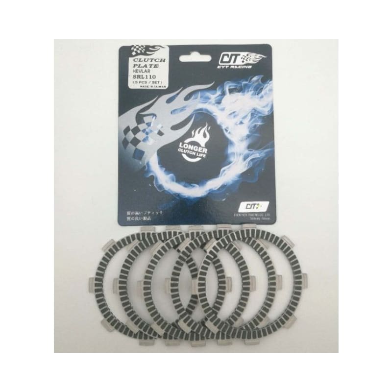 CYT RACING YAMAHA SRL110 RACING KEVLAR CLUTCH PLATE (5 PCS /SET )