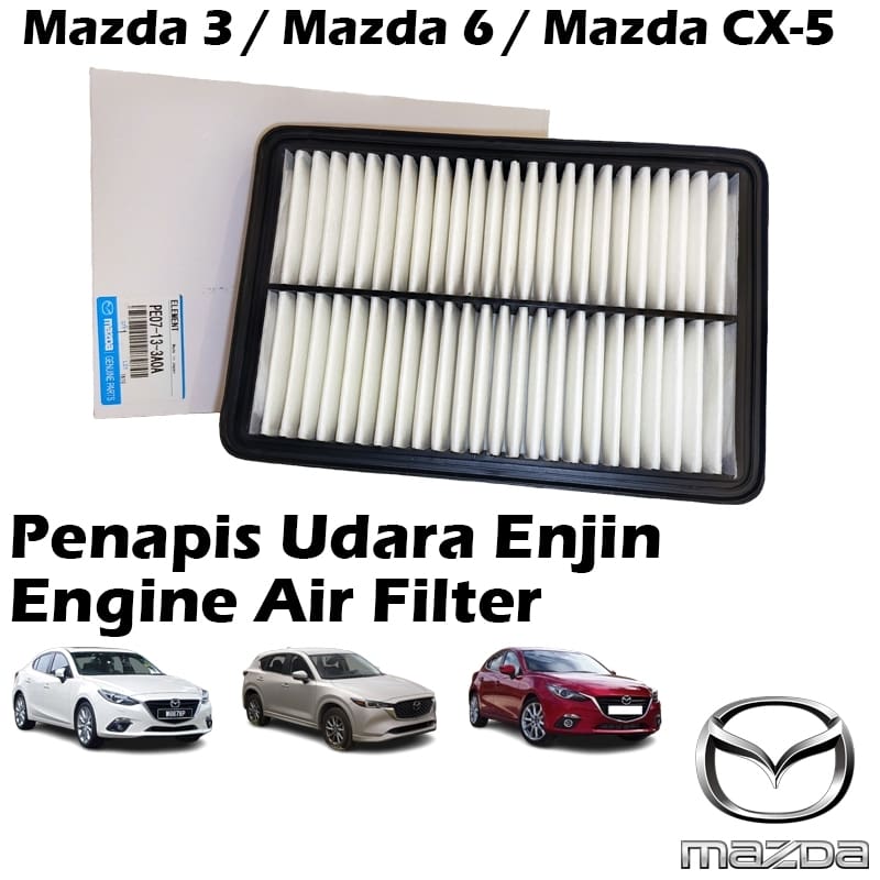 Mazda 3 / Mazda 6 / Mazda CX-5 Engine Air Filter PE07-13-3A0A Penapis Udara Enjin
