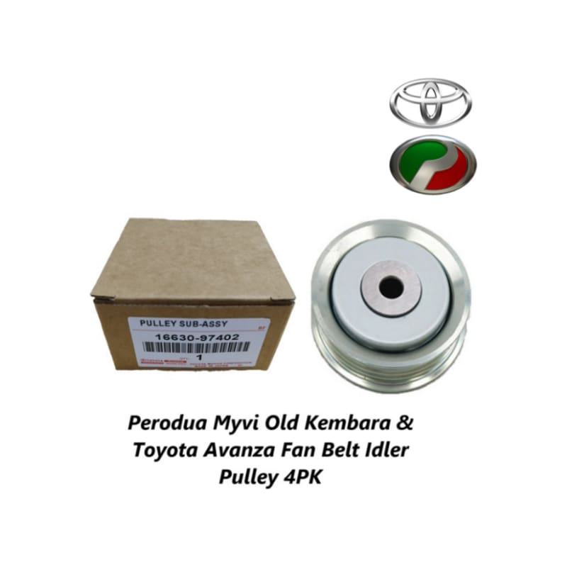 Perodua Myvi Old Kembara & Toyota Avanza Fan Belt Idler Pulley 4PK