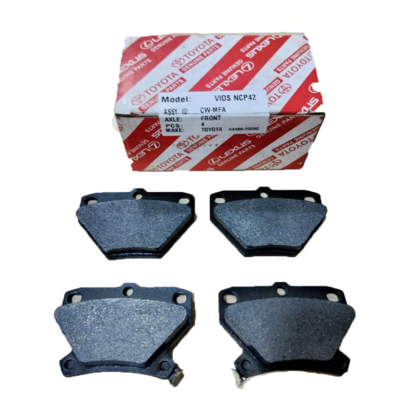 TOYOTA NCP42 & ZZE121 REAR DISC BRAKE PAD (04466-20090)