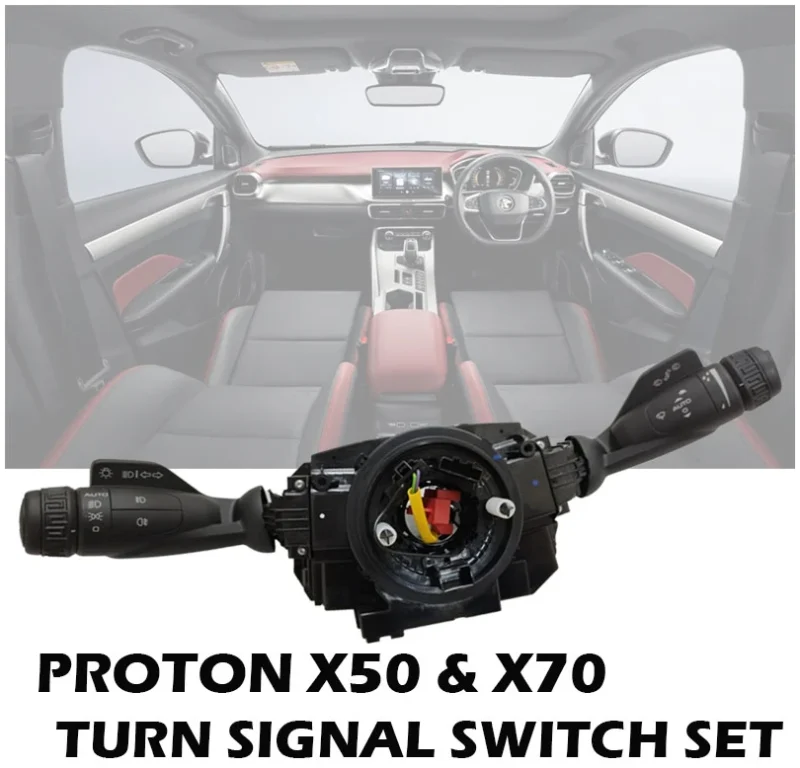 Original Proton X70 Turn Signal Switch Wiper Switch Clock Spring Assy Full Set