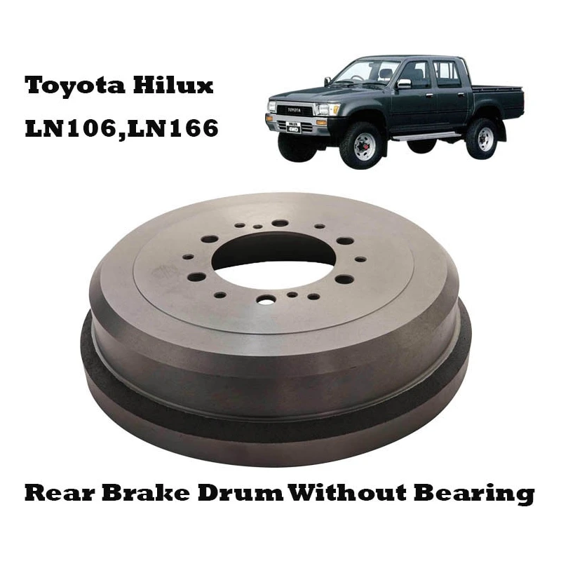Toyota Hilux LN106 Rear Brake Drum Without Bearing