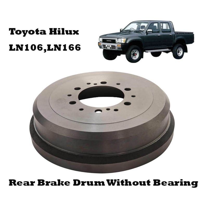 Toyota Hilux LN106 Rear Brake Drum Without Bearing