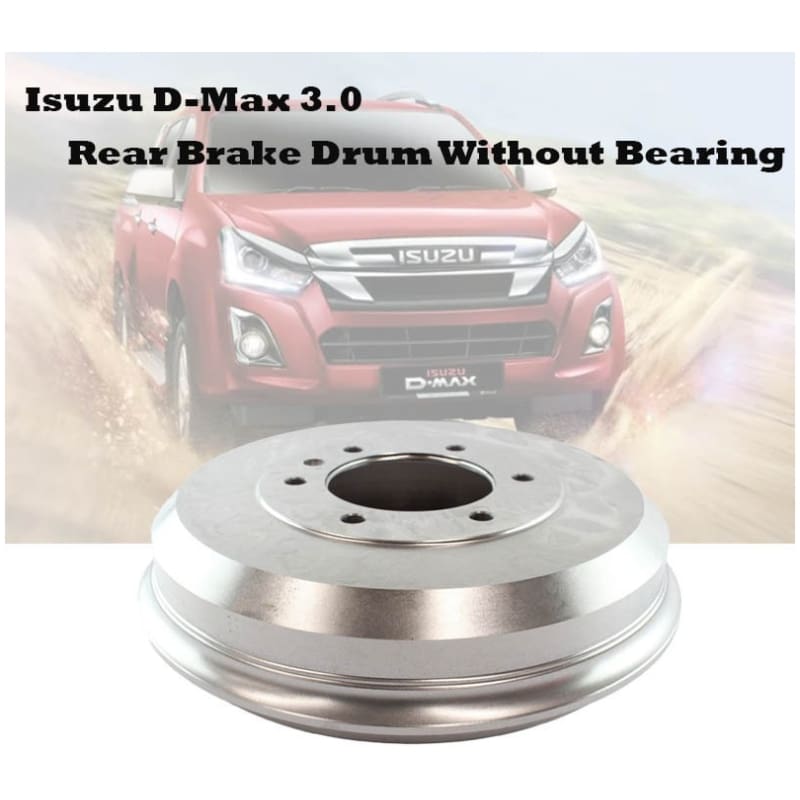 Isuzu D-Max 2.5 & 3.0 Rear Brake Drum Without Bearing