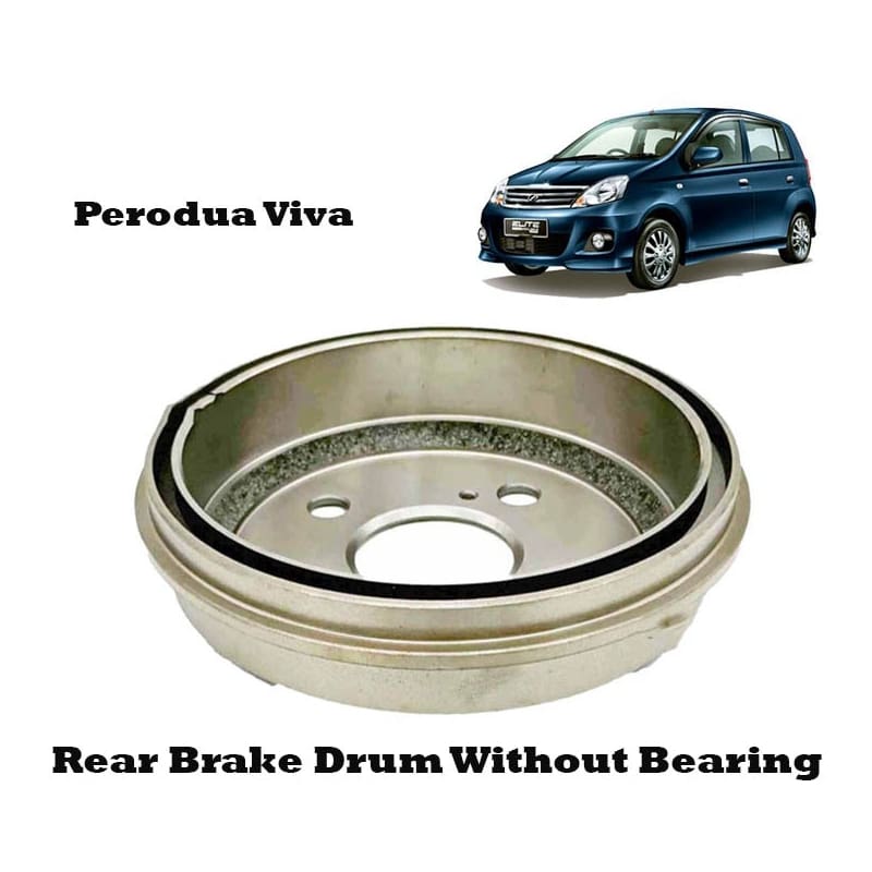 Perodua Viva Rear Brake Drum Without Bearing