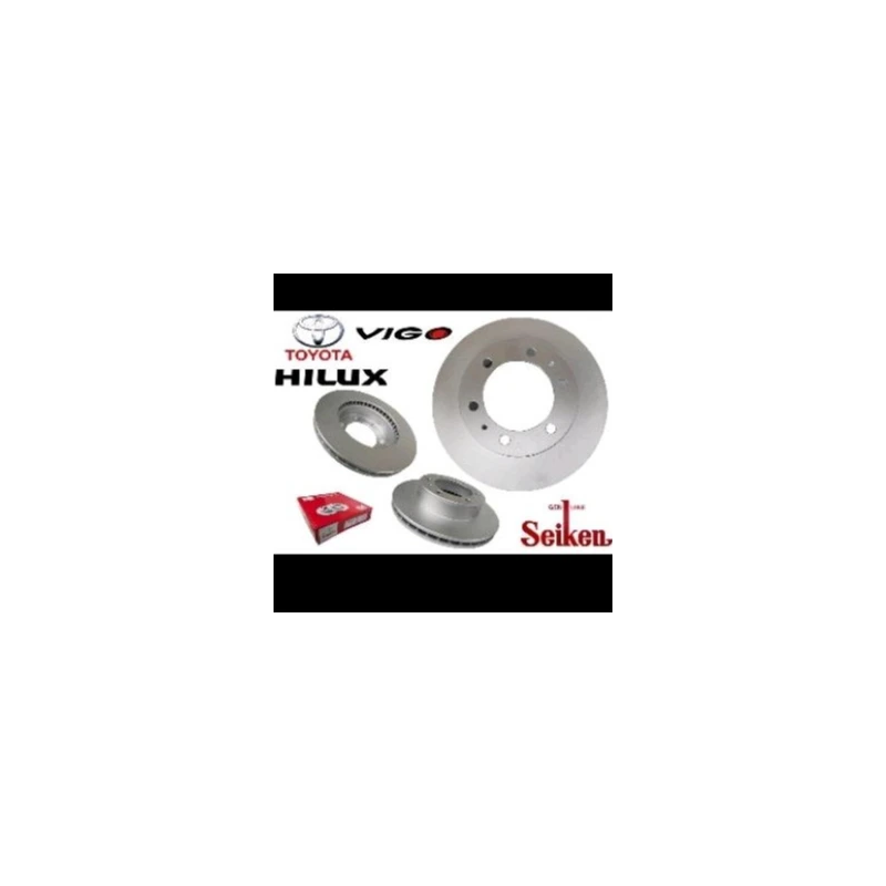 TOYOTA HILUX KUN26 VIGO FRONT DISC ROTOR SET SEIKEN BRAND JAPAN