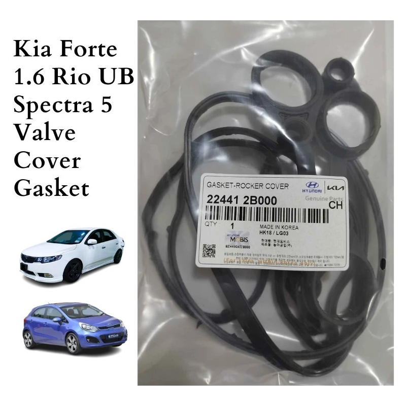 Kia Forte 1.6 Rio UB Spectra 5 Valve Cover Gasket 22441-2b000