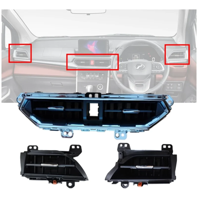 ORIGINAL PERODUA GENIUNE ALZA NEW MIDDLE CENTER AIR COND OUTLET & LEFT RIGHT AIR COND OUTLET