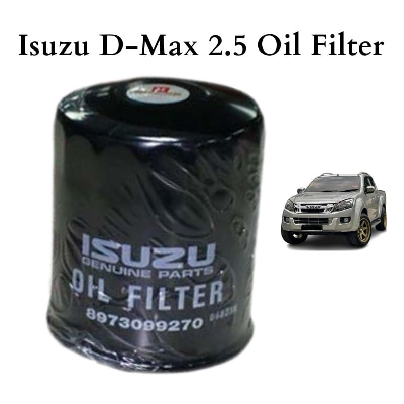 Isuzu D-Max 2.5 Oil Filter Old Model (Small Hold) 8-97309927-0 OEM
