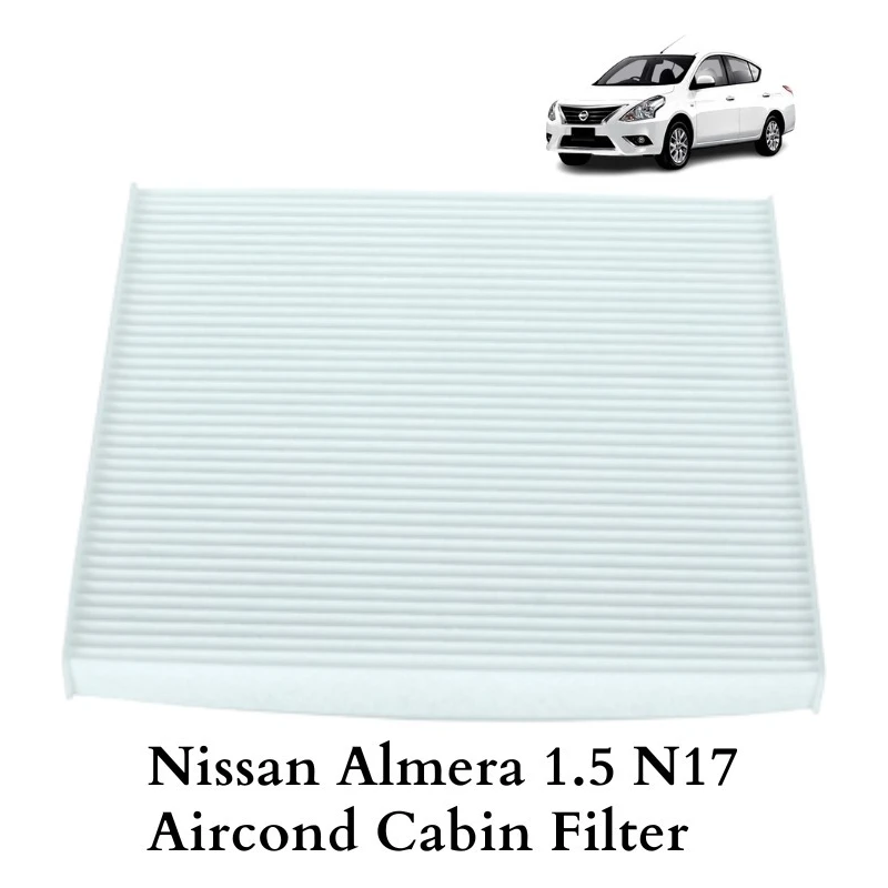 Nissan Almera 1.5 N17 Aircond Cabin Filter (Pure White)