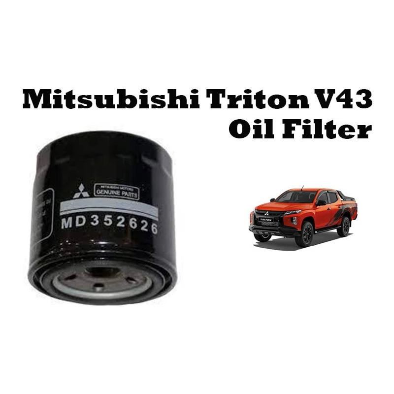Original Mitsubishi Triton V43, V45, V75, V93, V97 & v Oil Filter MD352626