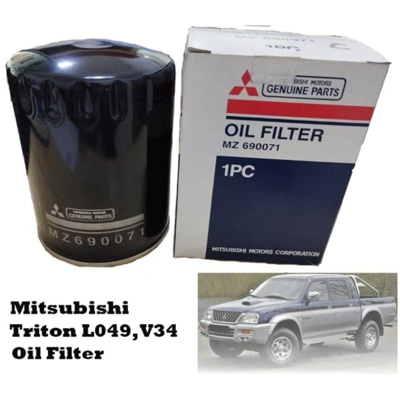 Original Mitsubishi Geniune Triton L049, V34, k64T k74T & Ka Oil Filter MZ690071