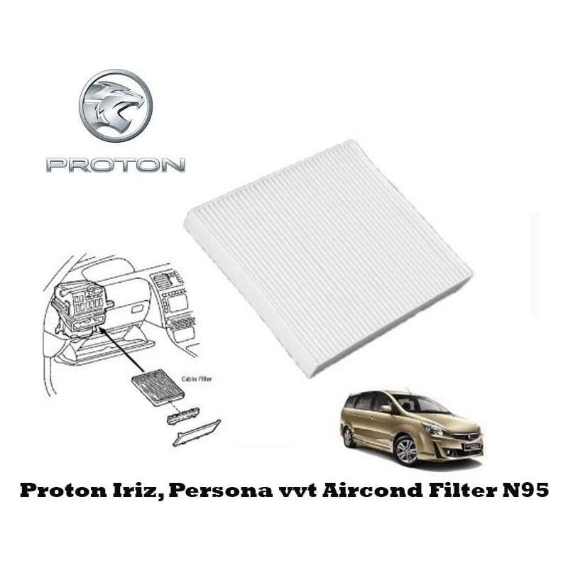 Original Proton Iriz, Persona vvt, Saga vvt Aircond Cabin Filter N95 PW954147V1