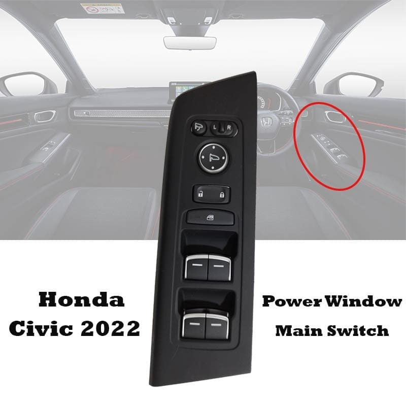 Honda Civic New 2022 Power Window Main Switch