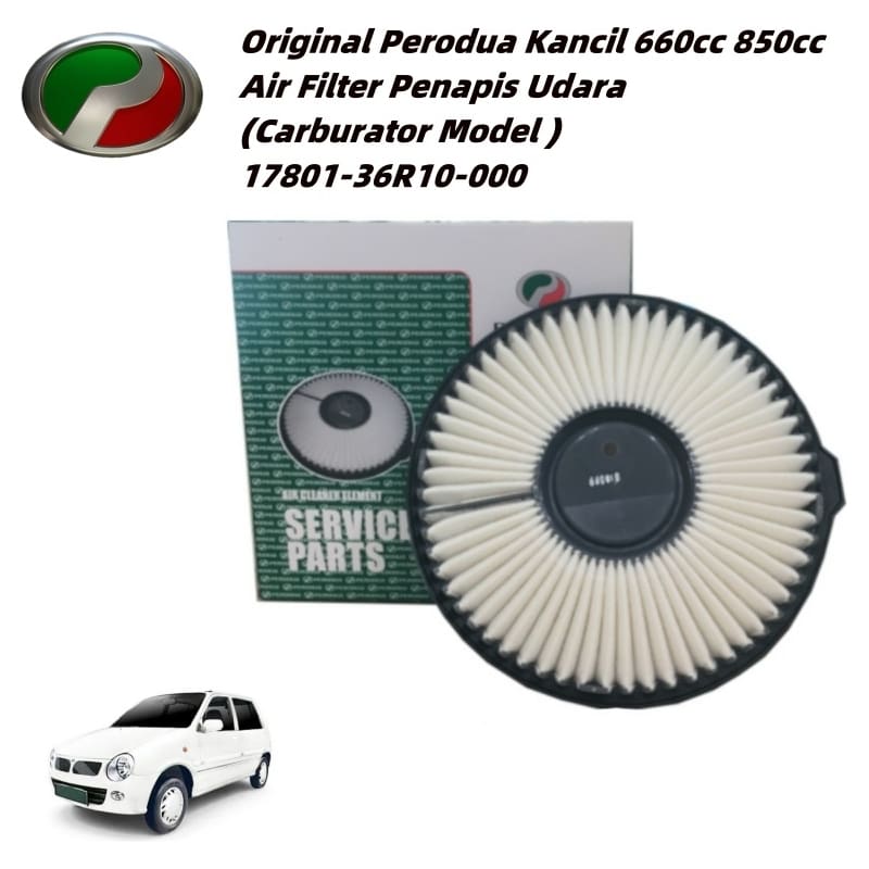 Original Perodua Kancil 660 850cc Carburator Engine Air Filter 17801-36R10 Enjin Penapis Udara