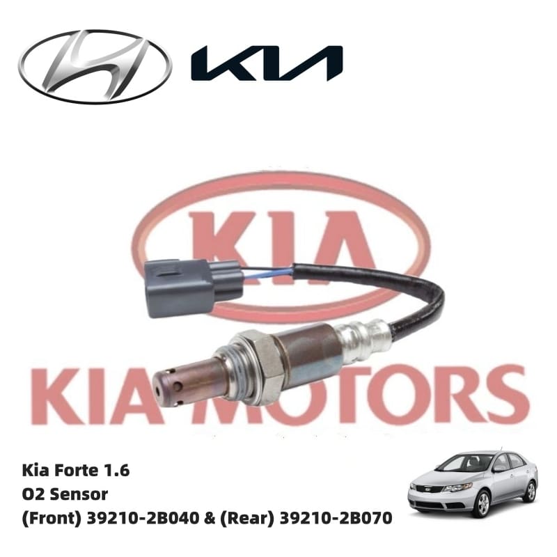 Kia Forte 1.6 Oxygen Sensor O2 Sensor Exhaust Sensor (Front) 39210-2B040 & (Rear) 39210-2B070