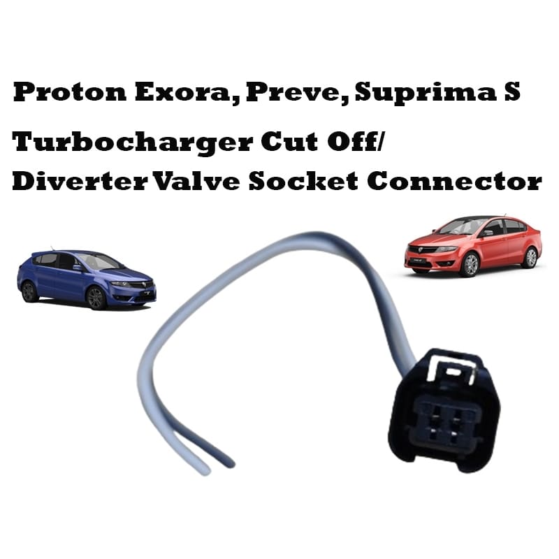 Proton Exora, Preve, Suprima S Peugeot 308 3008 5008 Cut Off Diverter Valve Socket Connector With Harness Wire