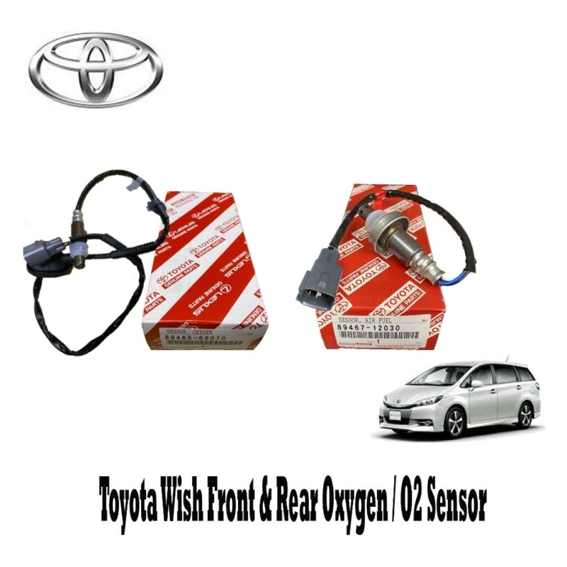 Toyota Wish Zge20 1.8/2.0 (2009-2012)  Front & Rear Oxygen / O2 Sensor Front 89467-12030 89465-68070