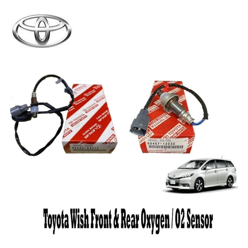 Toyota Wish Zge20 1.8/2.0 (2009-2012)  Front & Rear Oxygen / O2 Sensor Front 89467-12030 89465-68070