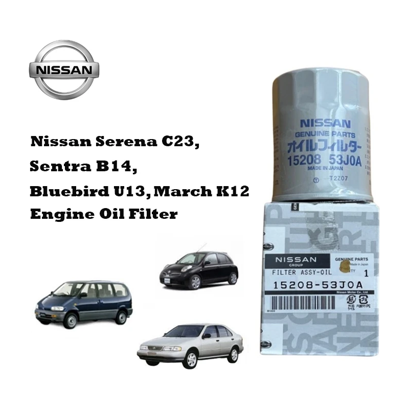 Original Nissan Geniune Serena C23, Sentra B14, Bluebird U13, March K12 Engine Oil Filter