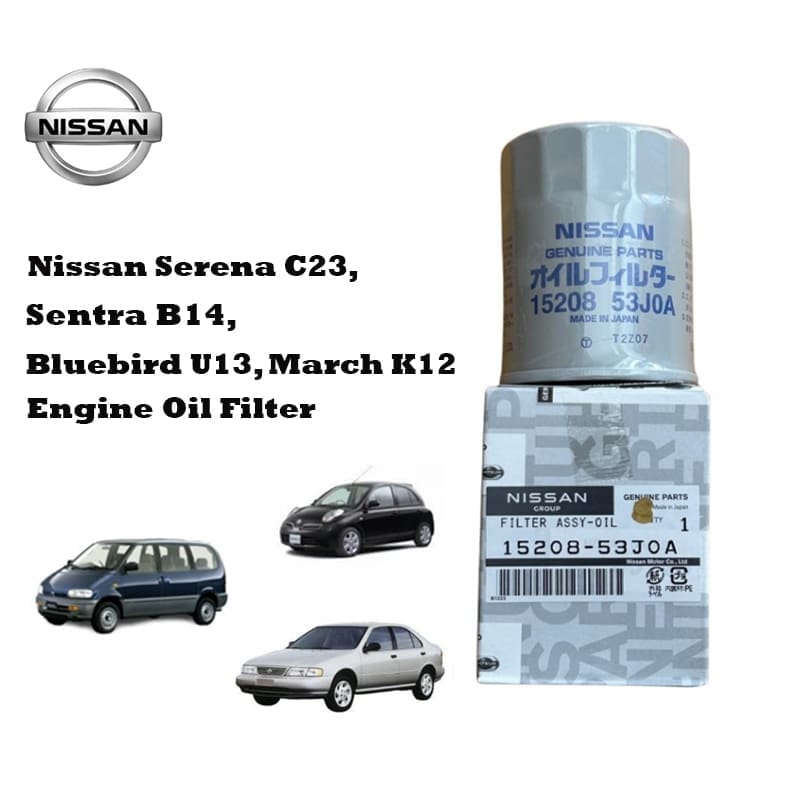 Original Nissan Geniune Serena C23, Sentra B14, Bluebird U13, March K12 Engine Oil Filter