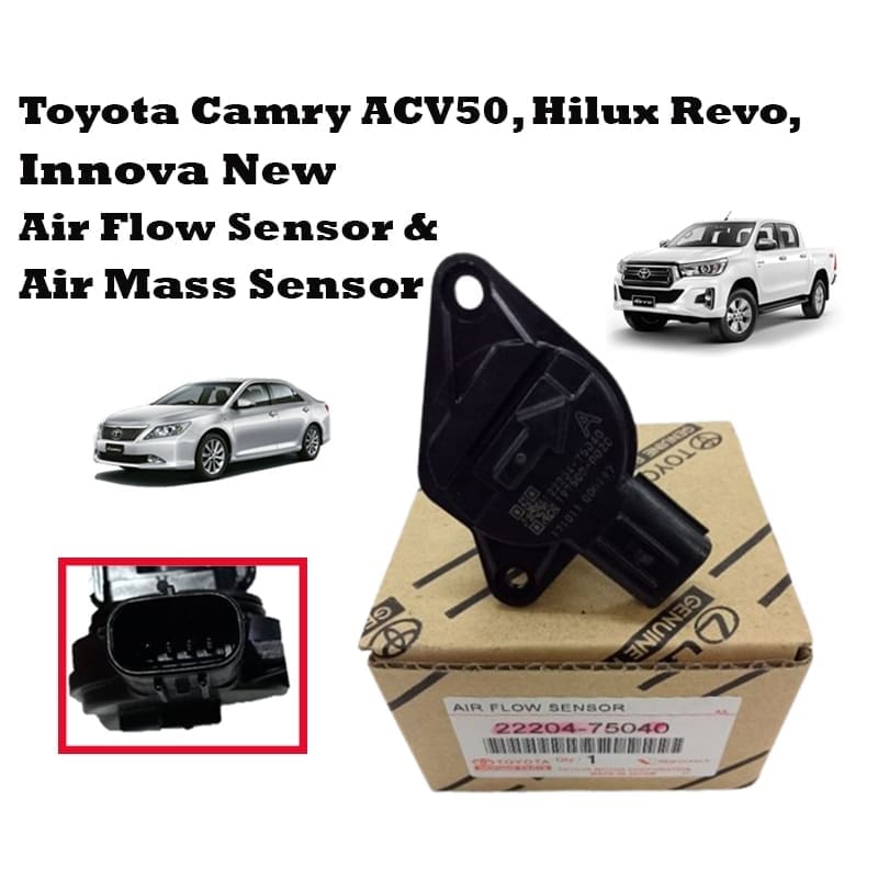Toyota Camry ACV50, Innova New, Hilux Revo Air Flow Sensor & Air Mass Sensor
