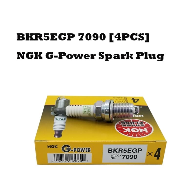 BKR5EGP 7090 [4Pcs] NGK Geniune Toyota Vios Altis Wish Nissan Sentra B13 B14 N16 G-Power Spark