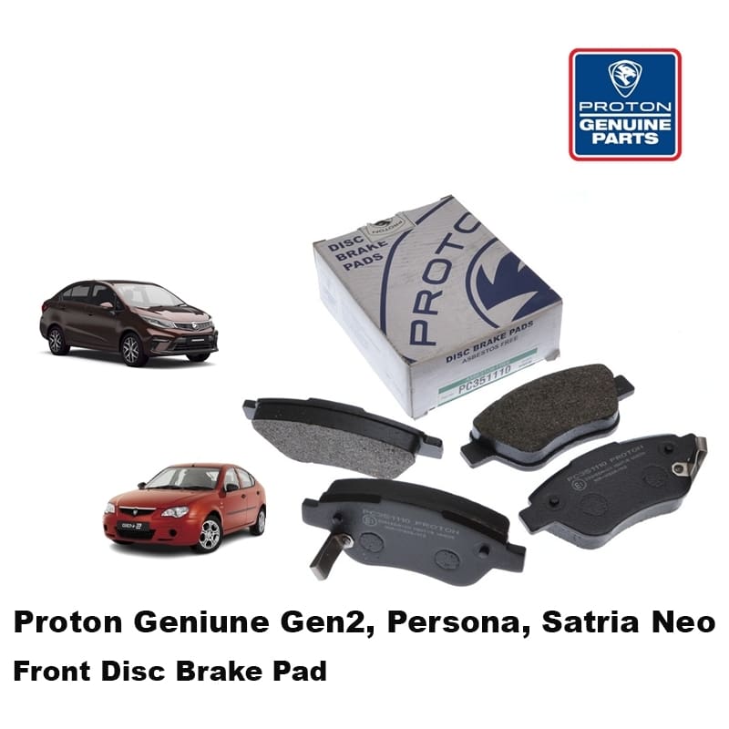 Original Proton Geniune Gen2, Persona, Satria Neo Front Disc Brake Pad