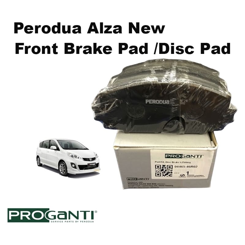 Original Perodua Geniune Pro Ganti Alza New (2014-2022) Front Brake Pad /Disc Pad
