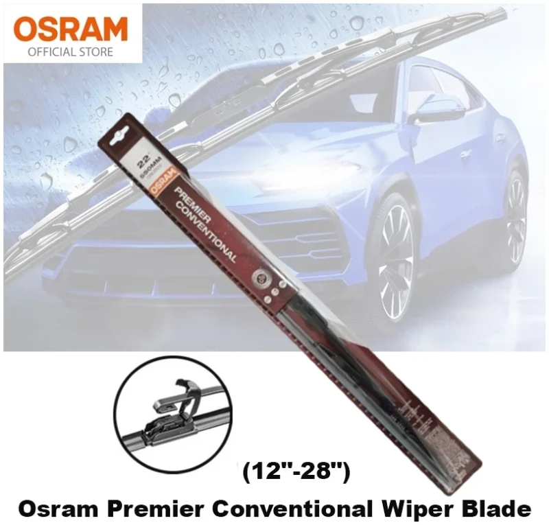 Original Osram Premier Conventional Wiper Blade 12 Inch To 28 Inch (12"-28")
