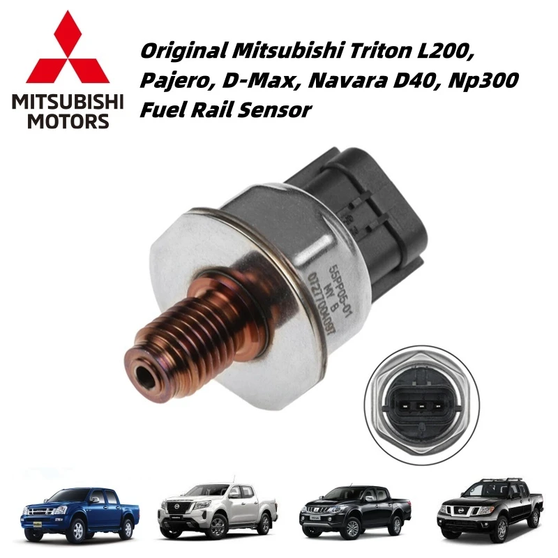 Original Mitsubishi Triton L200, Triton, Pajero, D-Max, Navara D40, Np300 Common Fuel Rail Oil Pressure Sensor 55PP05-01